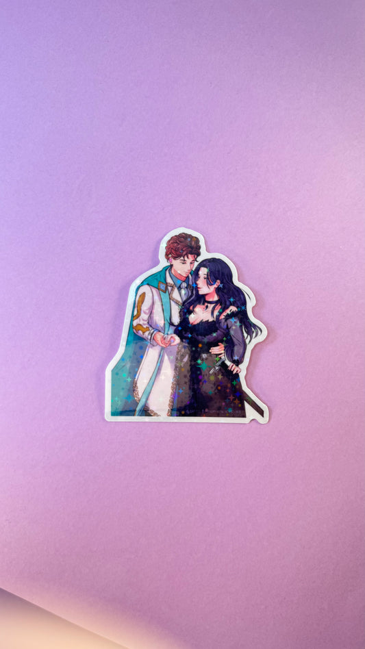 [La Guerre des Ombres] STICKERS - Couple 1 (≠ formats) / Éditions Bookmark x Mikae