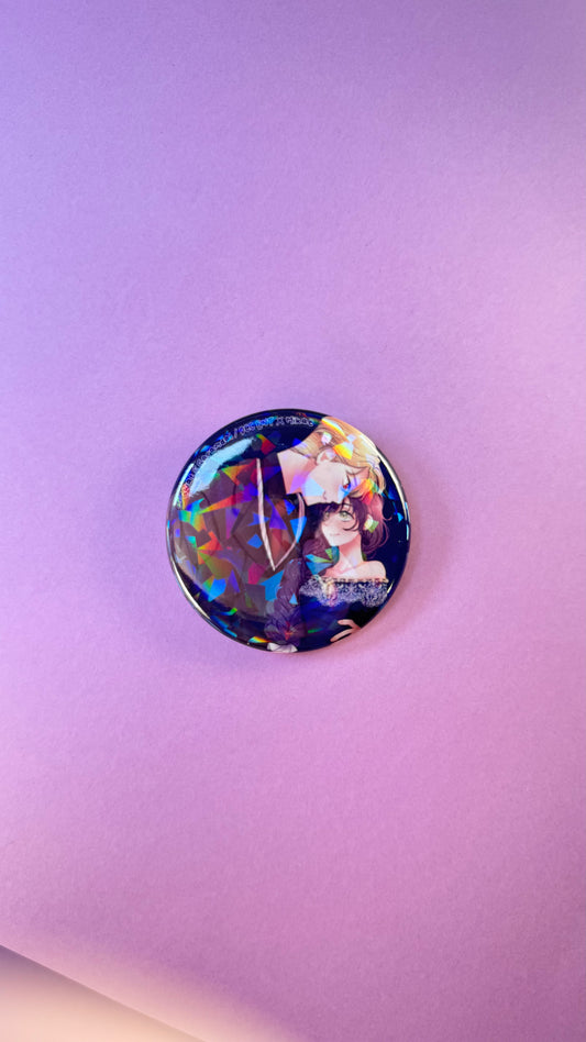 [I Don’t Trust my Twin] BADGE PINS ROND - Laurencia 2 (≠ formats) / DCC ENT x Mikae