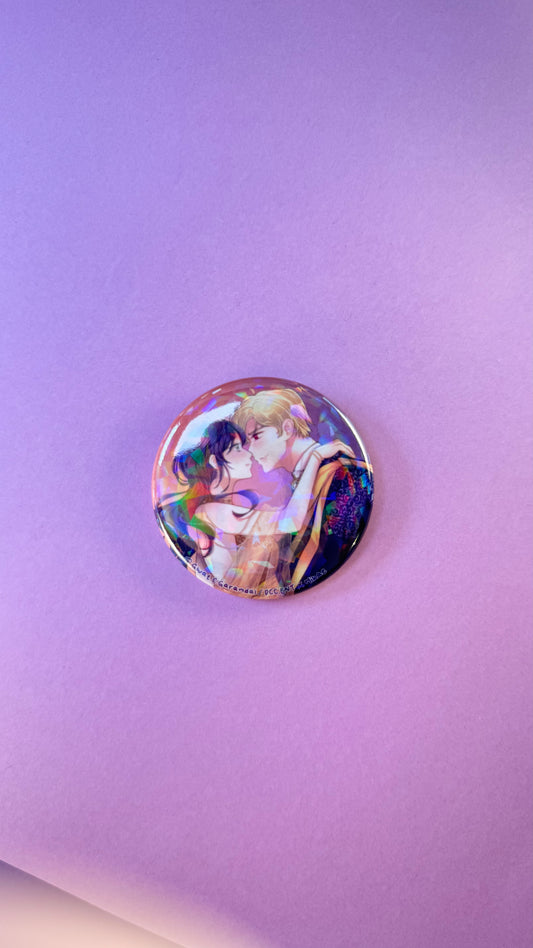 [I Don’t Trust my Twin] BADGE PINS ROND - Laurencia 1 (≠ formats) / DCC ENT x Mikae