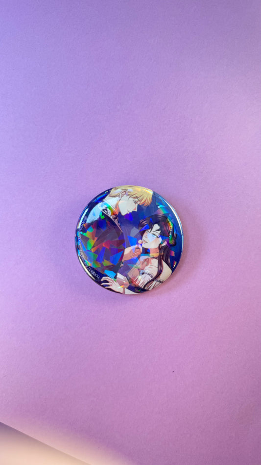 [I Don’t Trust my Twin] BADGE PINS ROND - Laurencia B (≠ formats) / DCC ENT x Mikae