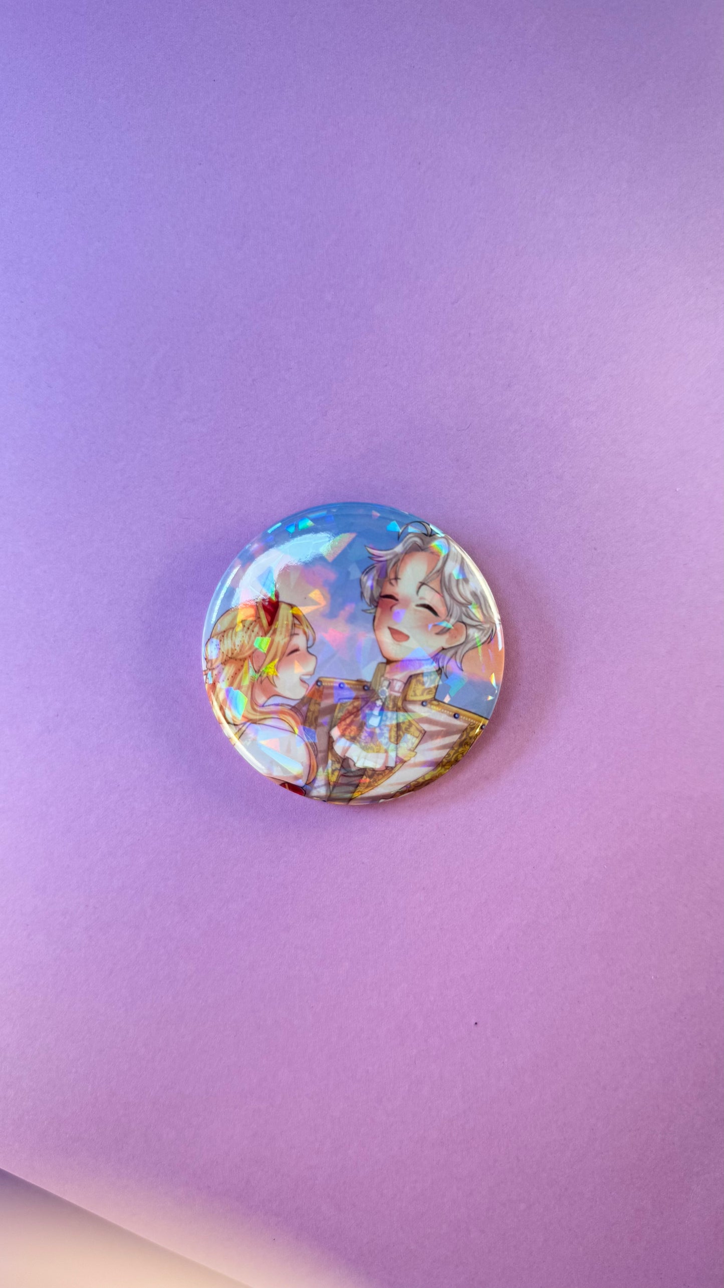 BADGE PINS ROND - Athanasia 5 (≠ formats)
