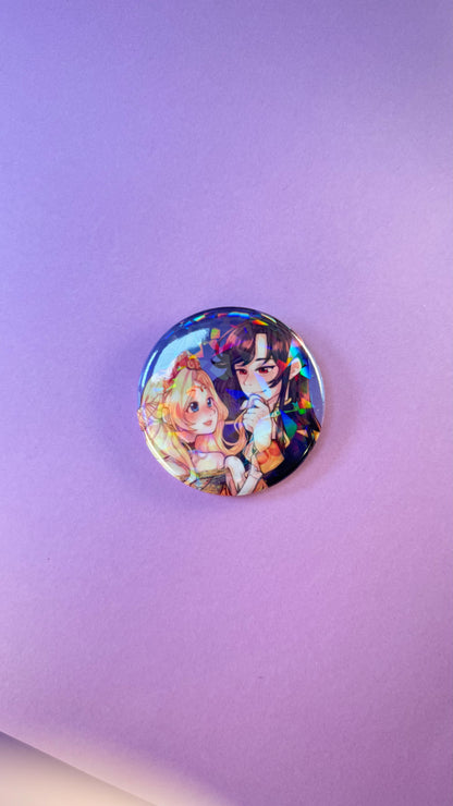 BADGE PINS ROND - Athanasia 3 (≠ formats)