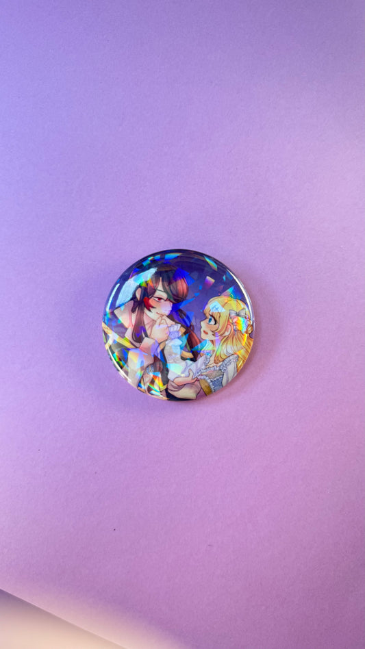 BADGE PINS ROND - Athanasia 2 (≠ formats)