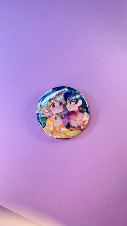 BADGE PINS ROND - Sophie (≠ formats)