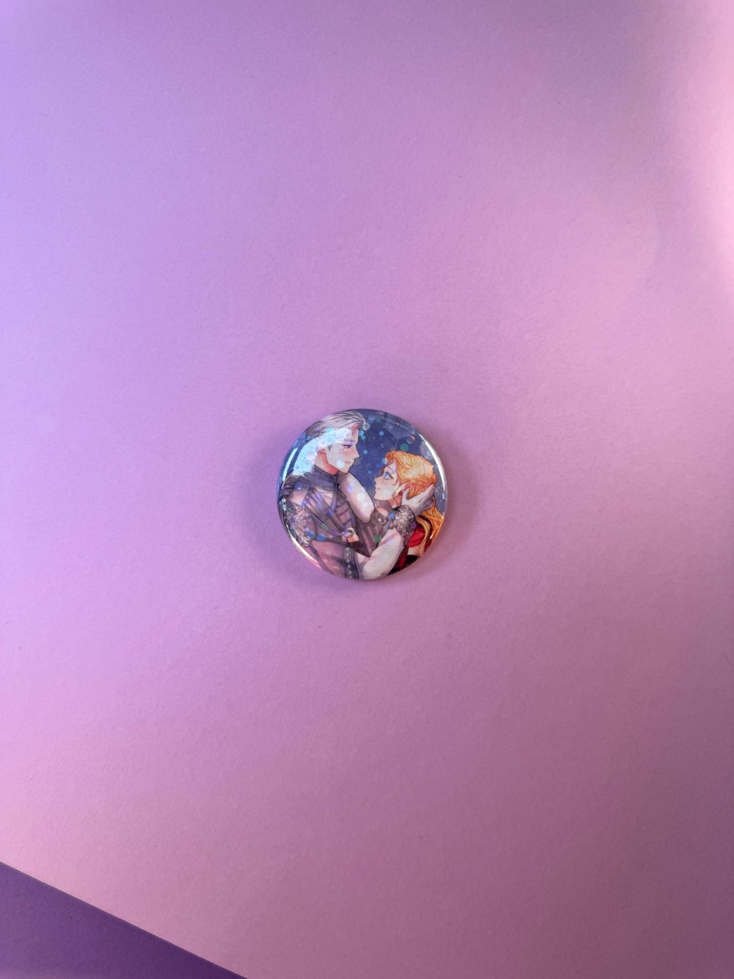 BADGE PINS ROND - Rudbeckia 3 (≠ formats)