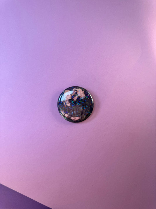 [L'Empire des Ouragans] BADGE PINS ROND - Shamar (≠ formats) / Éditions Bookmark x Mikae