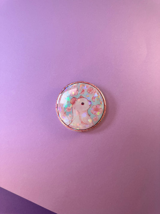 [La Guerre des Ombres] BADGE PINS ROND - Cendrecœur (≠ formats) / Éditions Bookmark x Mikae