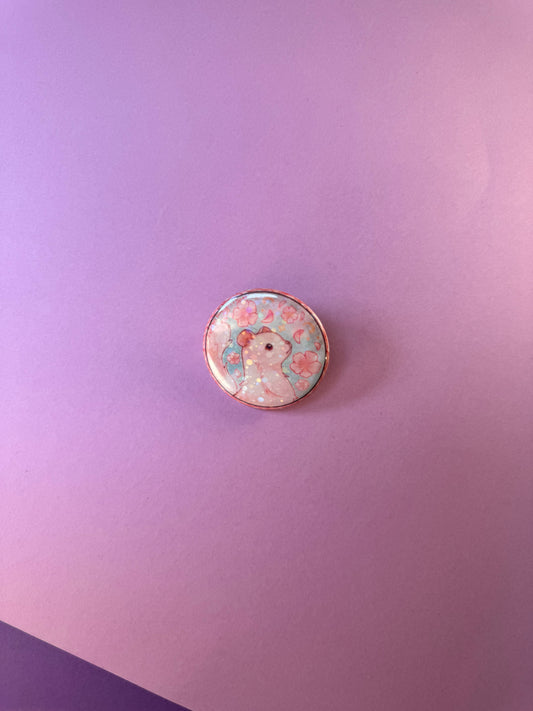 [La Guerre des Ombres] BADGE PINS ROND - Cendrecœur (≠ formats) / Éditions Bookmark x Mikae