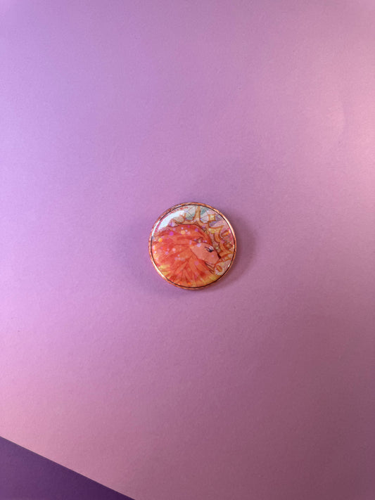 [La Guerre des Ombres] BADGE PINS ROND - Gardelame (≠ formats) / Éditions Bookmark x Mikae