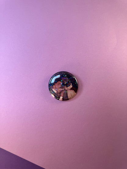 [La Guerre des Ombres] BADGE PINS ROND - Couple 2 (≠ formats) / Éditions Bookmark x Mikae