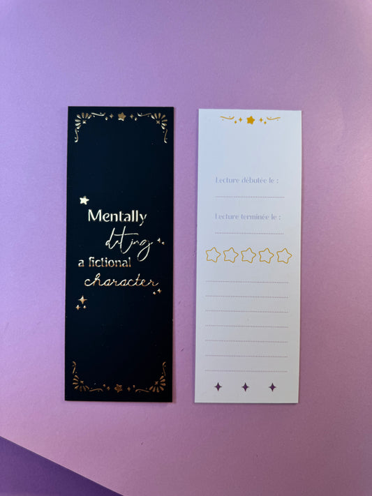 MP 6 "Mentally dating a fictional character"