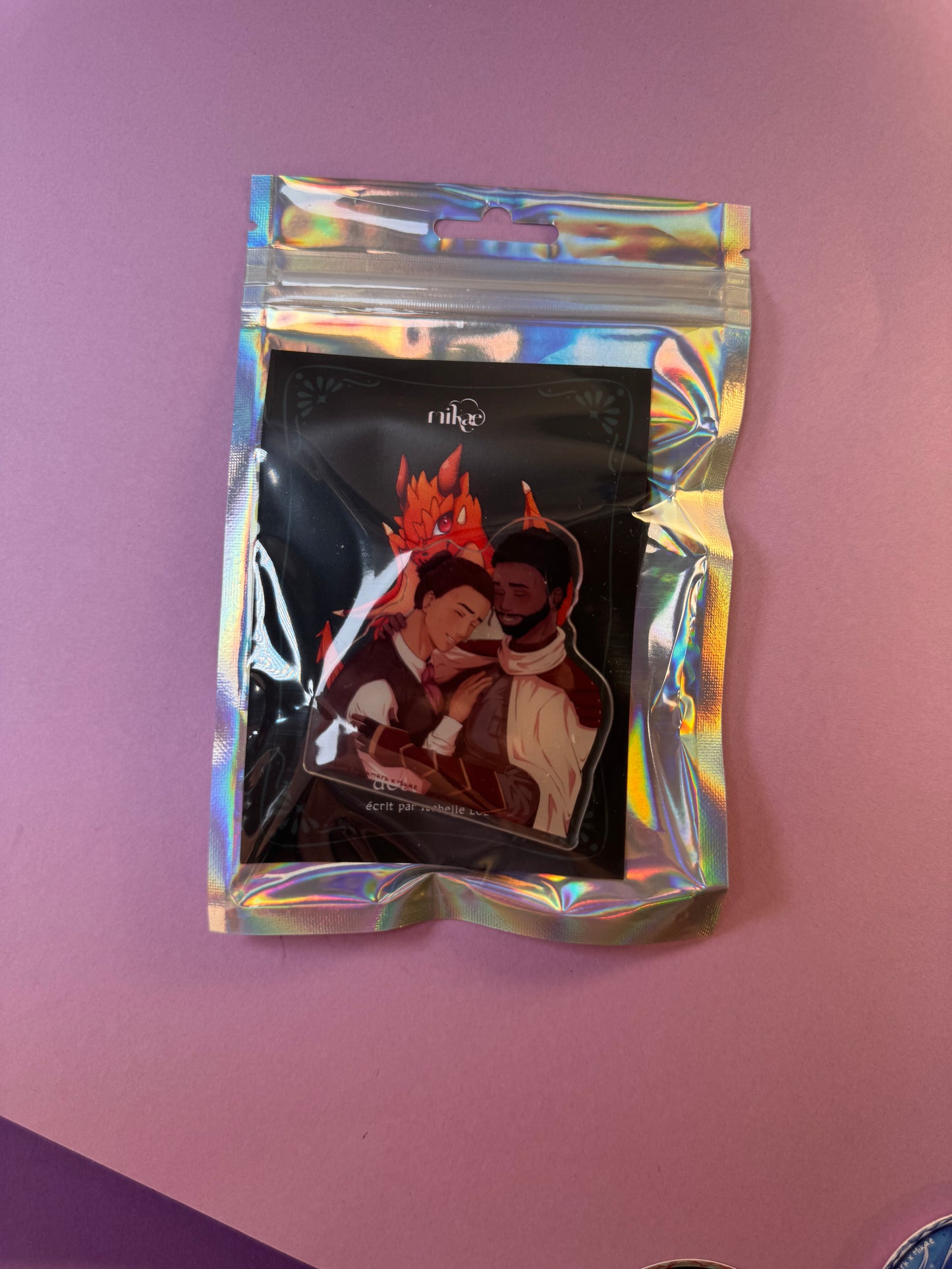 [La Guerre des Ombres] Phone Grip - Couple 2 / Éditions Bookmark x Mikae