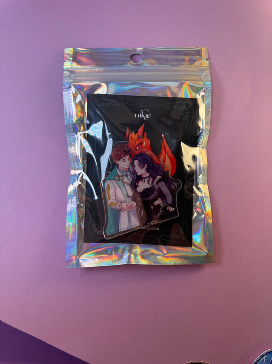 [La Guerre des Ombres] Phone Grip - Couple 1 / Éditions Bookmark x Mikae