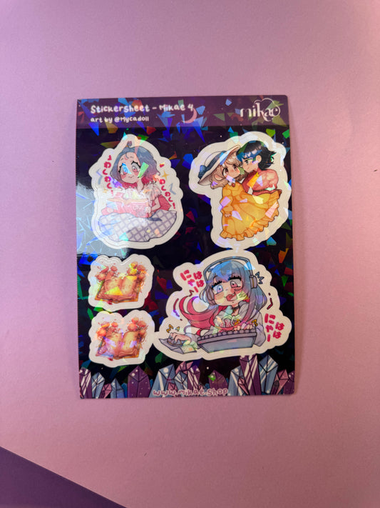 STICKERSHEET A6 - Mikae 4