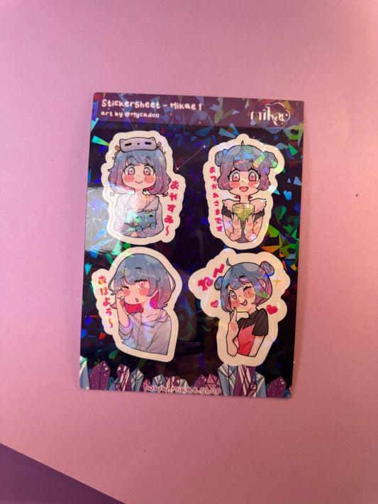 STICKERSHEET A6 - Mikae 1
