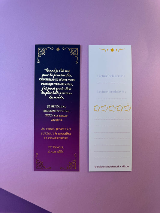 [La Guerre des Ombres] MP - "Quand je t'ai vue pour la première fois…" / Éditions Bookmark x Mikae