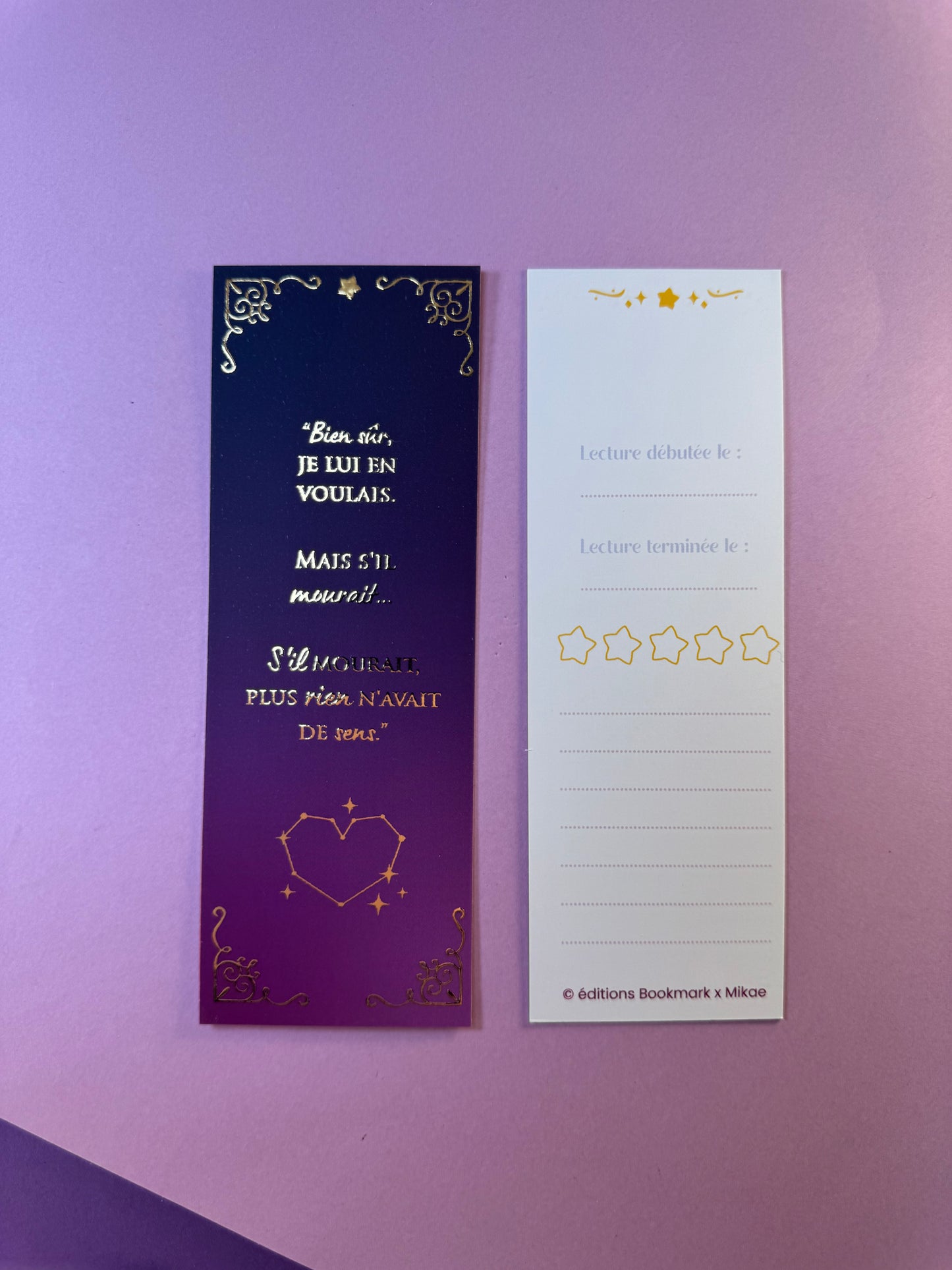 [La Guerre des Ombres] MP - "Bien sûr, je lui en voulais" / Éditions Bookmark x Mikae