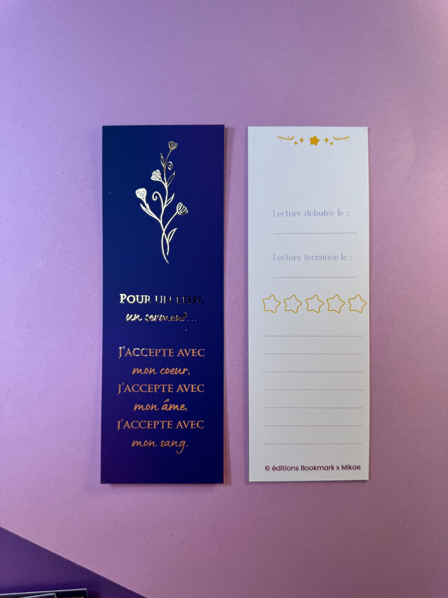 [La Guerre des Ombres] MP - "Pour un lien, un serment" / Éditions Bookmark x Mikae