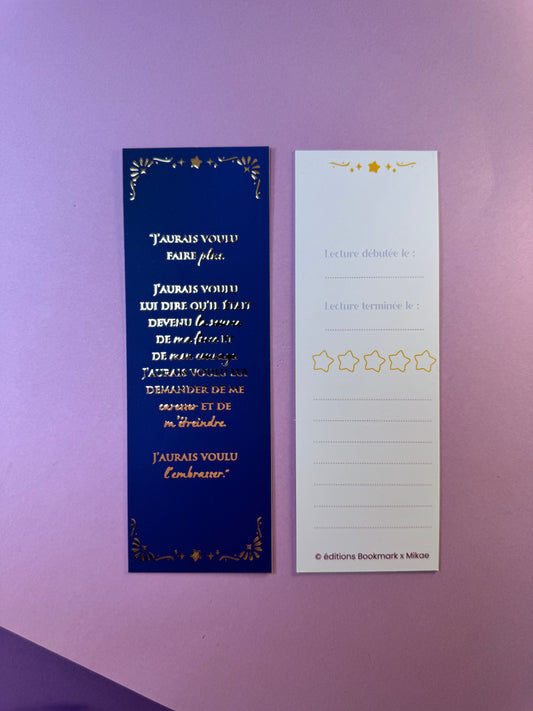 [La Guerre des Ombres] MP - "J'aurais voulu faire plus…" / Éditions Bookmark x Mikae