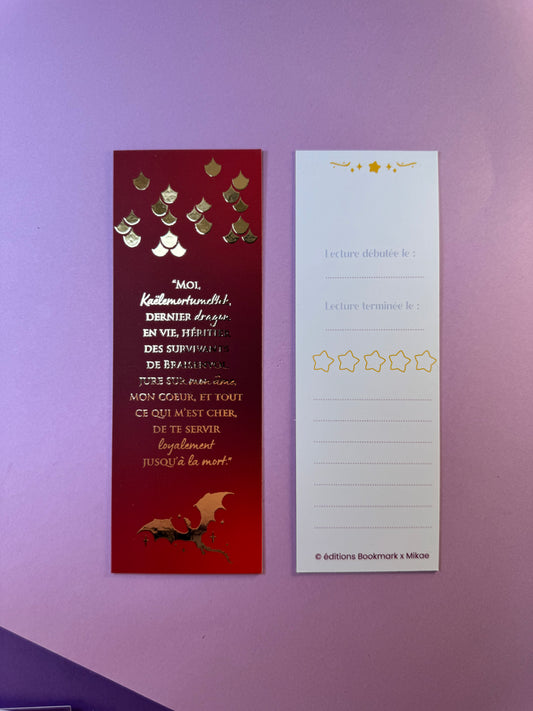 [La Guerre des Ombres] MP - "Moi, Kaël…" / Éditions Bookmark x Mikae