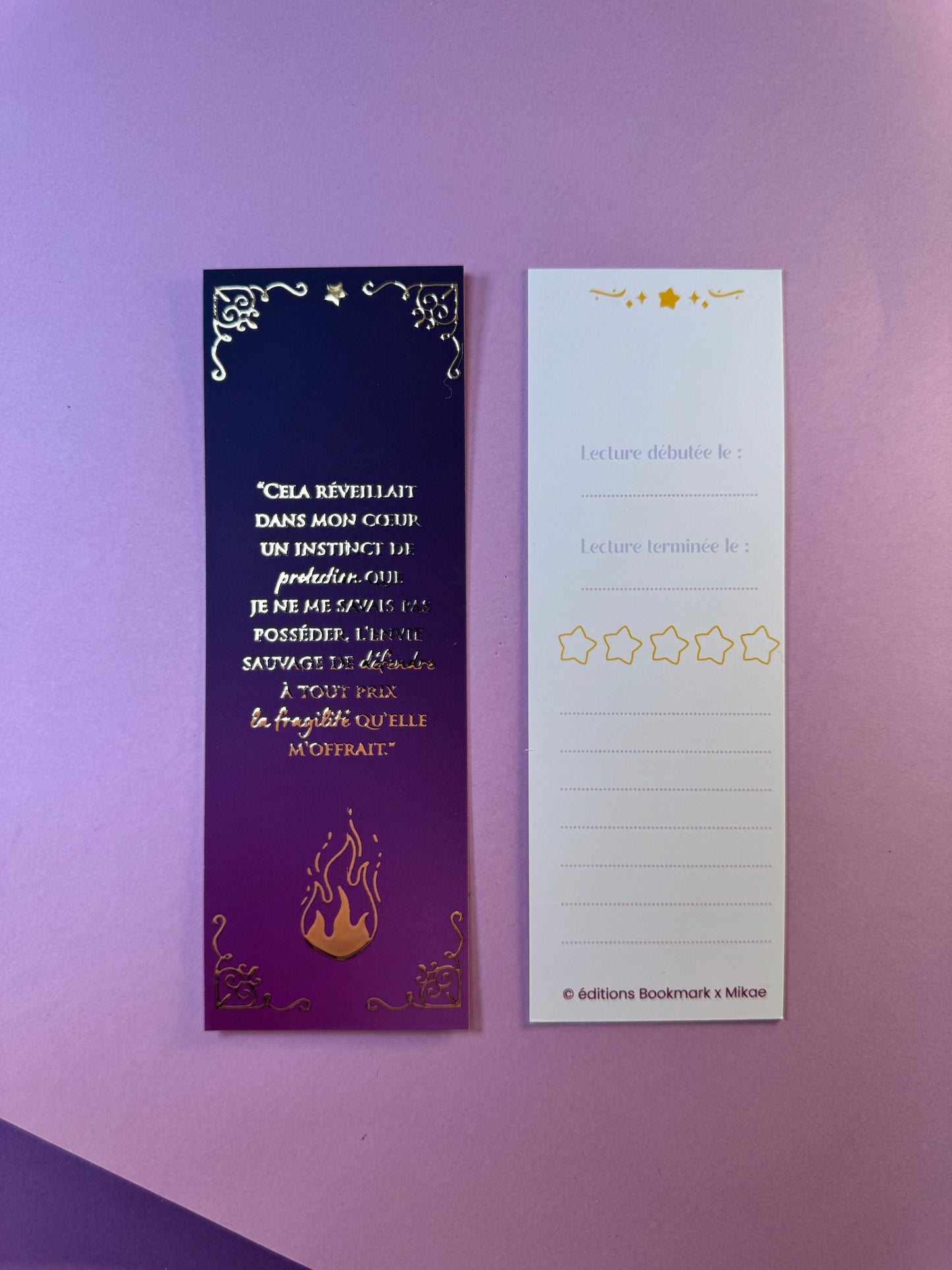 [La Guerre des Ombres] MP - "Cela réveillait dans mon coeur…" / Éditions Bookmark x Mikae