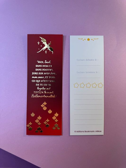 [La Guerre des Ombres] MP - "Moi, Saul…" / Éditions Bookmark x Mikae