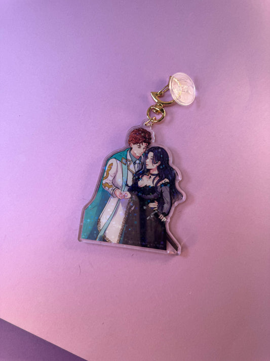 [La Guerre des Ombres] Porte-clef - Couple 1 / Éditions Bookmark x Mikae