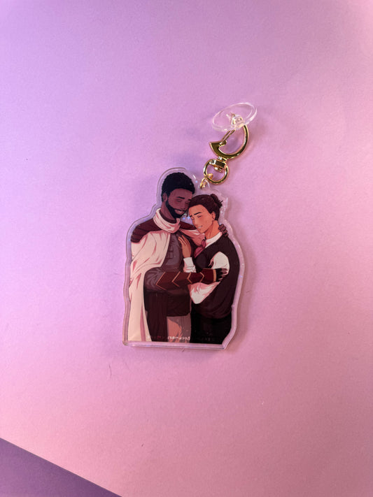 [La Guerre des Ombres] Porte-clef - Couple 2 / Éditions Bookmark x Mikae