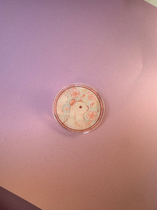 [La Guerre des Ombres] PINS ACRYLIQUE - Cendrecœur / Éditions Bookmark x Mikae