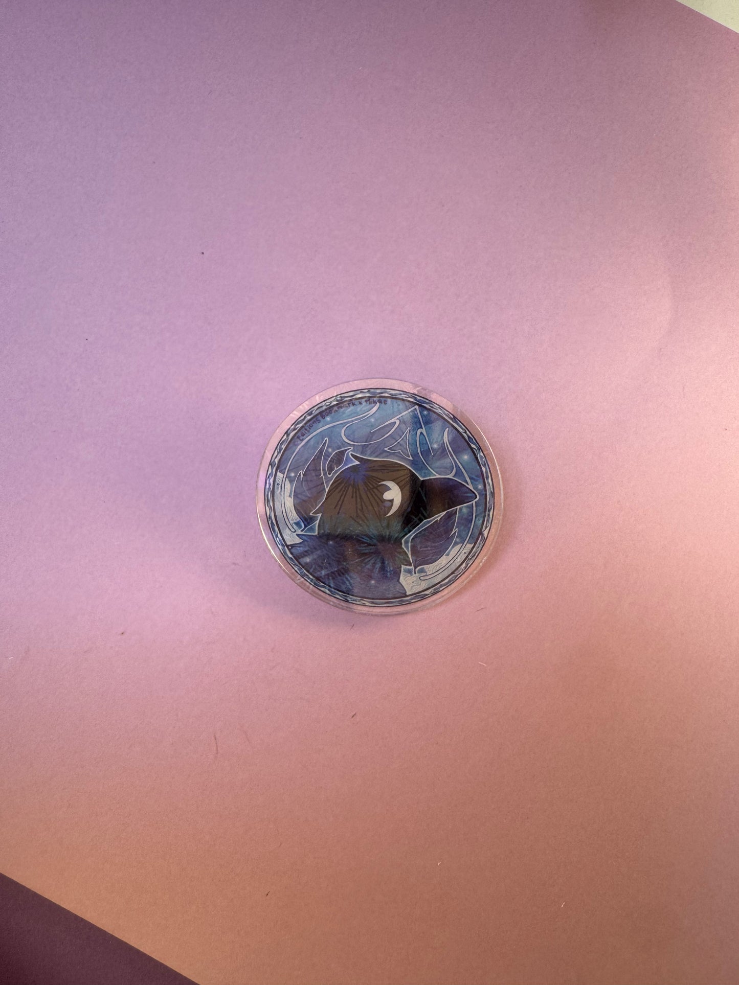 [La Guerre des Ombres] PINS ACRYLIQUE - Serreciel / Éditions Bookmark x Mikae