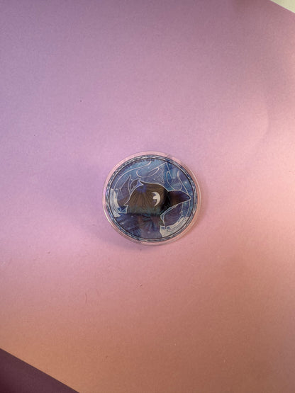 [La Guerre des Ombres] PINS ACRYLIQUE - Serreciel / Éditions Bookmark x Mikae