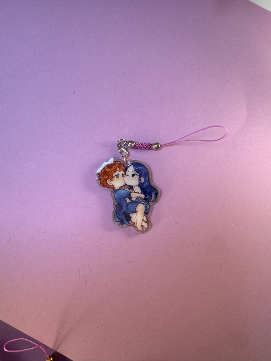 [La Guerre des Ombres] Phone strap - Vassilia 4 / Éditions Bookmark x Mikae