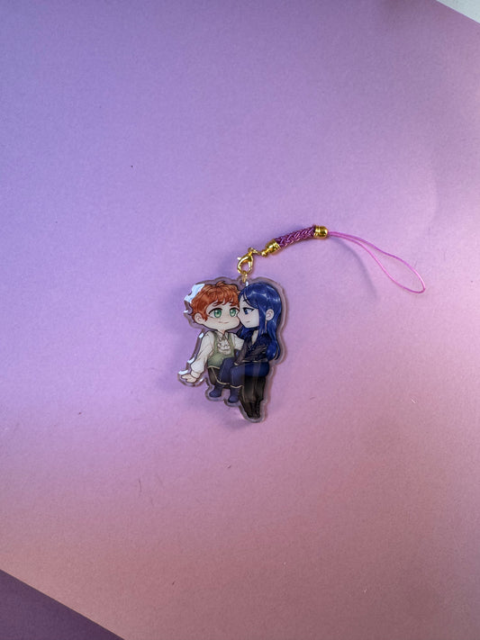 [La Guerre des Ombres] Phone strap - Vassilia 3 / Éditions Bookmark x Mikae