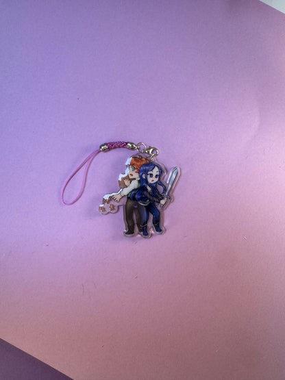 [La Guerre des Ombres] Phone strap - Vassilia 2 / Éditions Bookmark x Mikae