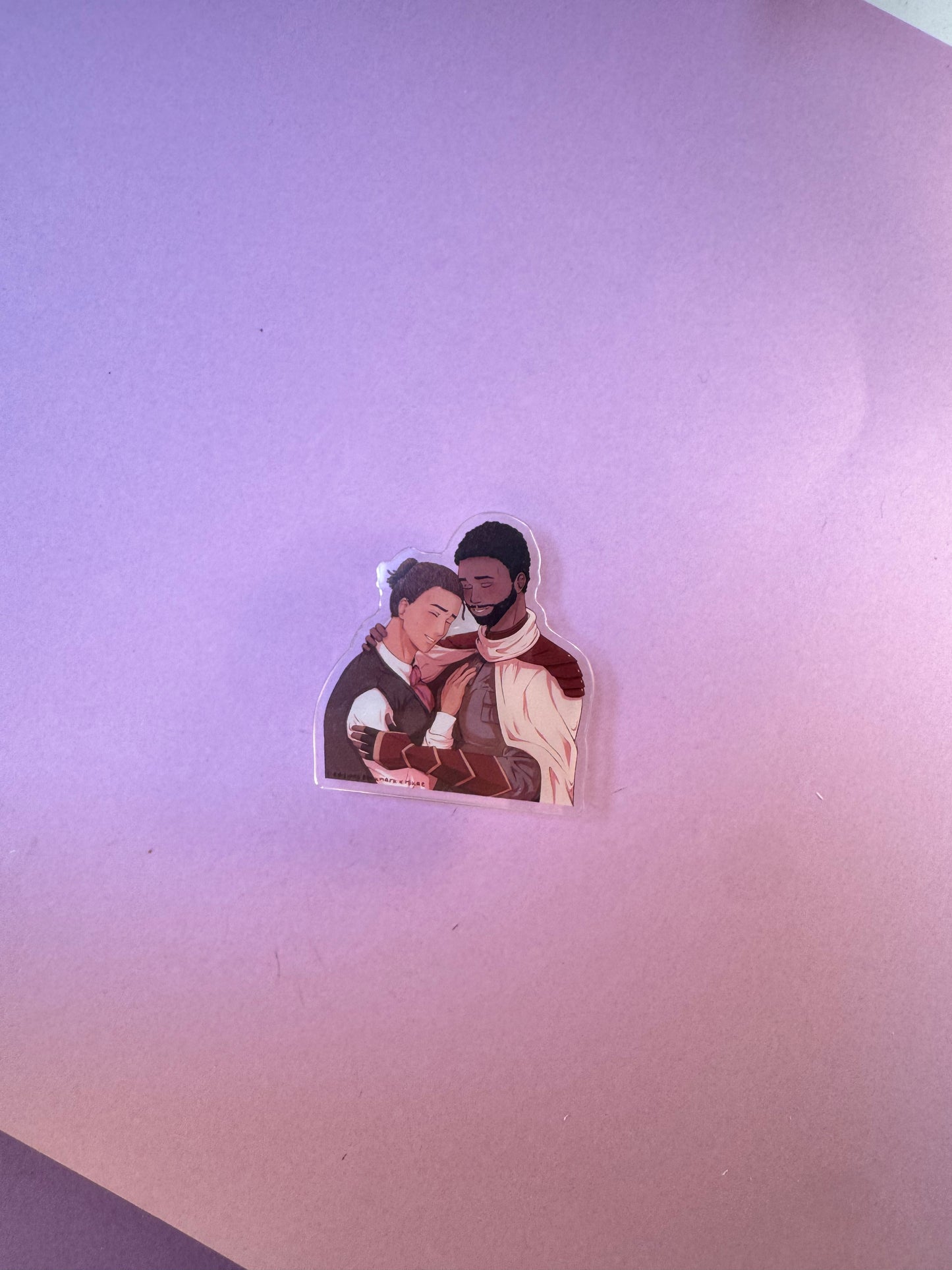 [La Guerre des Ombres] Phone Grip - Couple 2 / Éditions Bookmark x Mikae