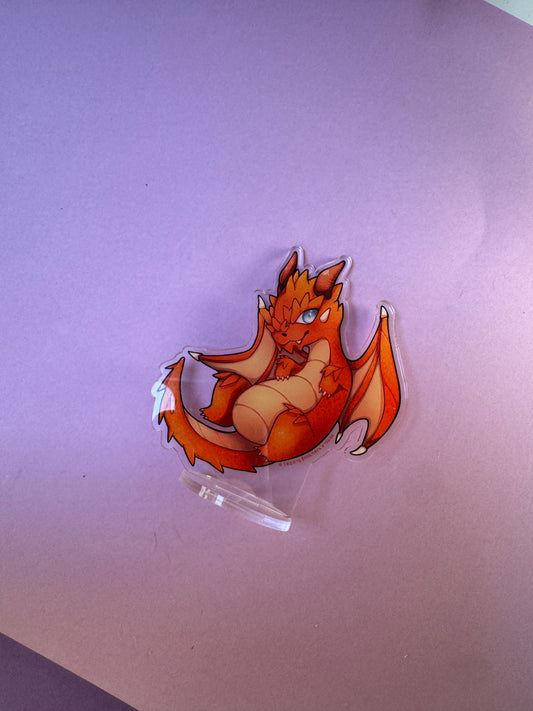 [La Guerre des Ombres] STAND ACRYLIQUE - Dragon (≠ formats) / Éditions Bookmark x Mikae