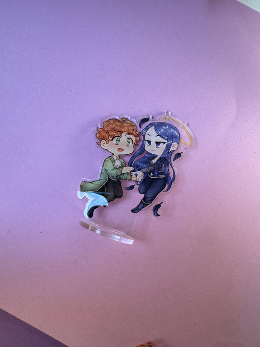 [La Guerre des Ombres] STAND ACRYLIQUE - Vassilia 1 (≠ formats) / Éditions Bookmark x Mikae