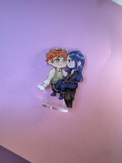 [La Guerre des Ombres] STAND ACRYLIQUE - Vassilia 3 (≠ formats) / Éditions Bookmark x Mikae