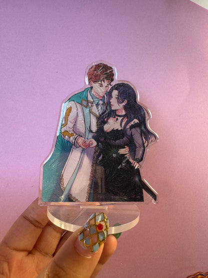 [La Guerre des Ombres] STAND ACRYLIQUE - Couple 1 (≠ formats) / Éditions Bookmark x Mikae