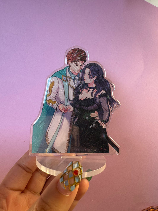 [La Guerre des Ombres] STAND ACRYLIQUE - Couple 1 (≠ formats) / Éditions Bookmark x Mikae