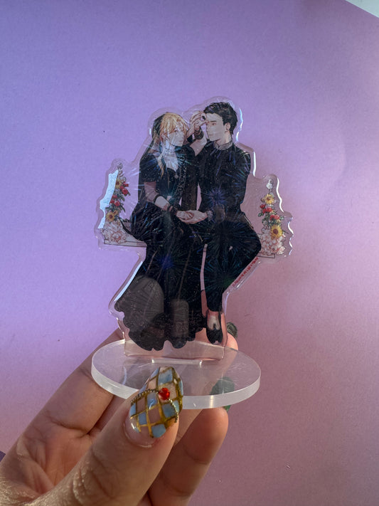 [L'Empire des Ouragans] STAND ACRYLIQUE - Shamar (≠ formats) / Alexiane de Lys x Mikae