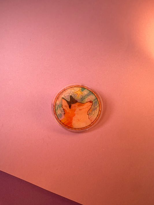 [La Guerre des Ombres] PINS ACRYLIQUE - Forgeflamme / Éditions Bookmark x Mikae