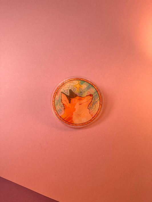 [La Guerre des Ombres] PINS ACRYLIQUE - Forgeflamme / Éditions Bookmark x Mikae