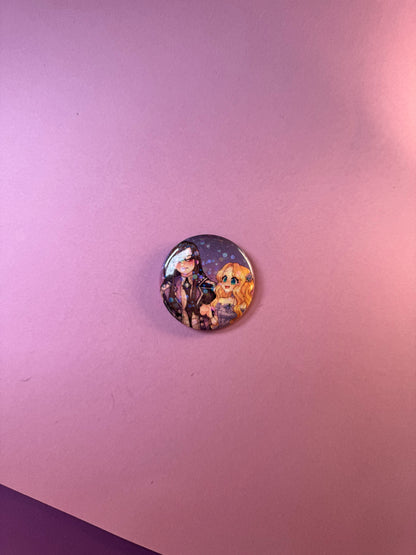 BADGE PINS ROND - Athanasia 1 (≠ formats)