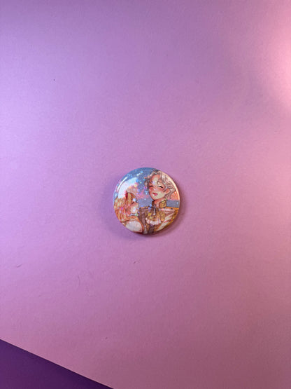 BADGE PINS ROND - Athanasia 5 (≠ formats)