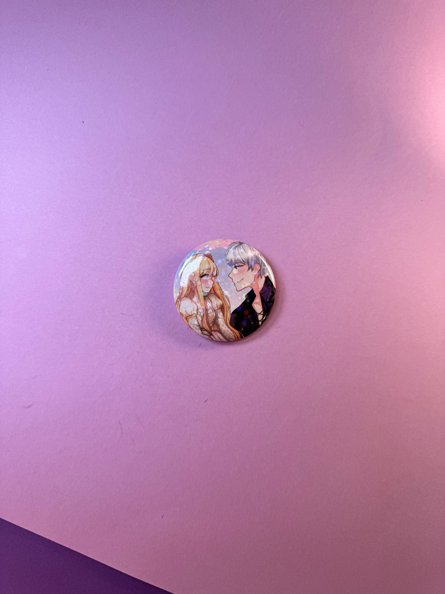 BADGE PINS ROND - Rudbeckia 4 (≠ formats)