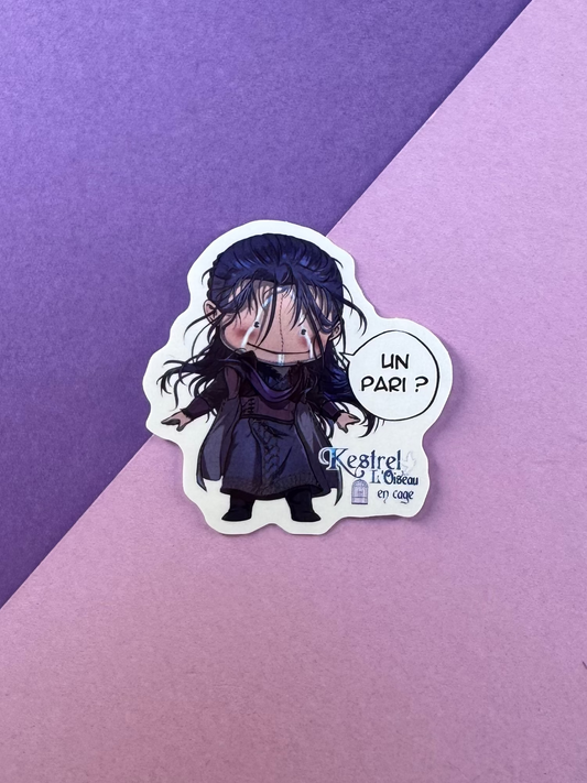 [Cha Wolf - Kestrel] Sticker S "Un pari ?"