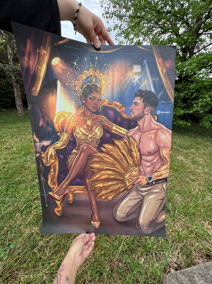 [Les Légendes] Print - Violet x Ethann 1 (≠ formats) / © Éditions Albin Michel x Mikae