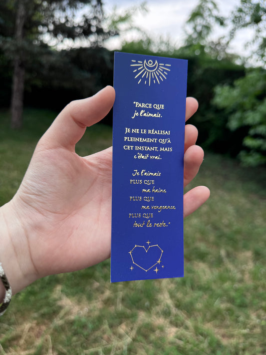 [La Guerre des Ombres] MP - "Parce que je l'aimais…" / Éditions Bookmark x Mikae