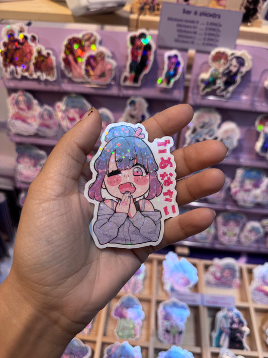 OC Gomen nasai - STICKERS (≠ formats)